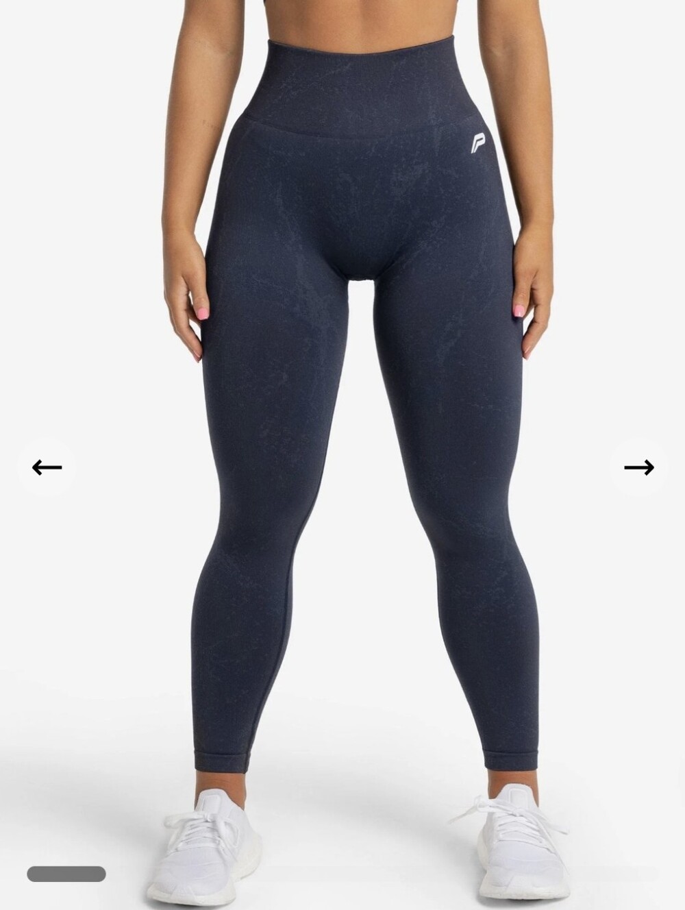 Pursue Fitness Marble Seamless LeggingsNavy. Size Medium.